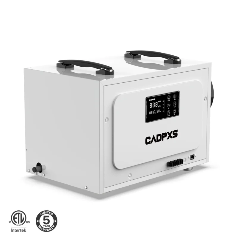 CADPXS Remois XP125 125-Pint Compact Commercial Dehumidifier with Pump