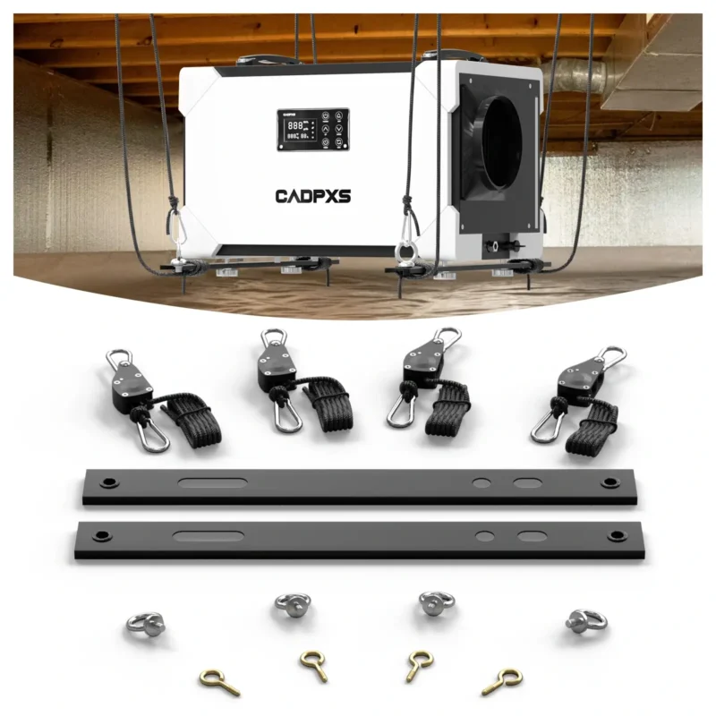 CADPXS Hanging Kits for Crawl Space & Basement Dehumidifiers